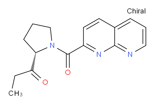 (S)-1-(1-(1,8-naphthyridine-2-carbonyl)pyrrolidin-2-yl)propan-1-one