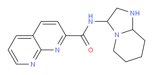 N-(octahydroimidazo[1,2-a]pyridin-3-yl)-1,8-naphthyridine-2-carboxamide