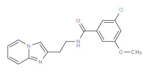 3-chloro-N-(2-(imidazo[1,2-a]pyridin-2-yl)ethyl)-5-methoxybenzamide