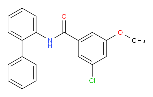 N-([1,1'-biphenyl]-2-yl)-3-chloro-5-methoxybenzamide