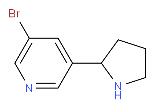 3-bromo-5-(pyrrolidin-2-yl)pyridine