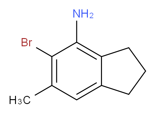5-bromo-6-methyl-2,3-dihydro-1H-inden-4-amine