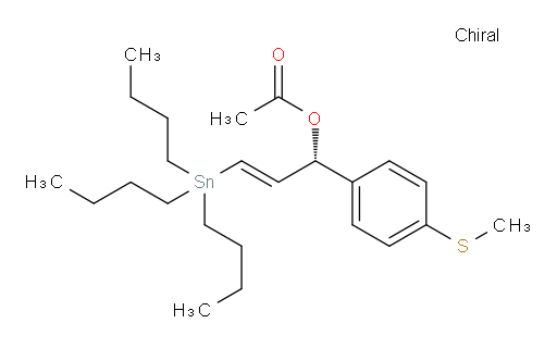 (S,E)-1-(4-(methylthio)phenyl)-3-(tributylstannyl)allyl acetate