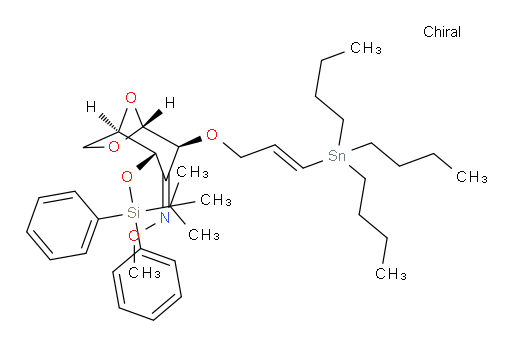 (1R,2S,4S,5R,Z)-2-((tert-butyldiphenylsilyl)oxy)-4-(((E)-3-(tributylstannyl)allyl)oxy)-6,8-dioxabicyclo[3.2.1]octan-3-one O-methyl oxime