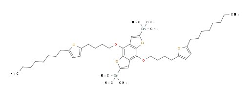 (4,8-bis(4-(5-octylthiophen-2-yl)butoxy)benzo[1,2-b:4,5-b']dithiophene-2,6-diyl)bis(trimethylstannane)