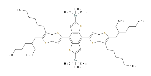 (4,8-bis(5-(2-ethylhexyl)-6-hexylthieno[3,2-b]thiophen-2-yl)benzo[1,2-b:4,5-b']dithiophene-2,6-diyl)bis(trimethylstannane)