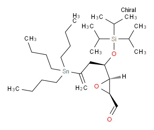 (2S,3R)-3-((R)-3-(tributylstannyl)-1-((triisopropylsilyl)oxy)but-3-en-1-yl)oxirane-2-carbaldehyde