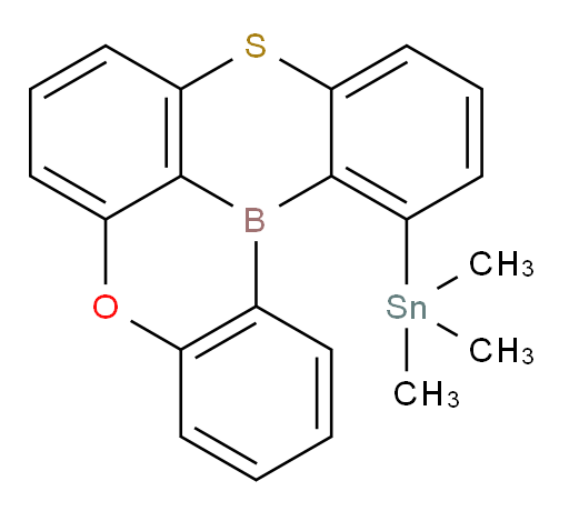 5-氧杂-9-硫代-13b-bora萘并[3,2,1-de]蒽-13-基三甲基锡烷