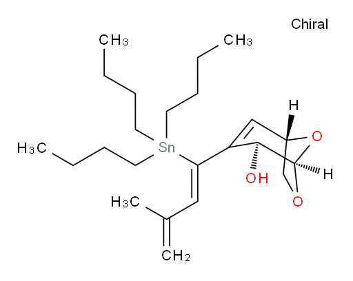 (1S,4S,5R)-3-((Z)-3-methyl-1-(tributylstannyl)buta-1,3-dien-1-yl)-6,8-dioxabicyclo[3.2.1]oct-2-en-4-ol