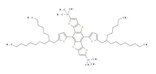 Stannane, 1,1′-[5,10-bis[5-(2-hexyldecyl)-2-thienyl]dithieno[2,3-d:2′,3′-d′]benzo[1,2-b:4,5-b′]dithiophene-2,7-diyl]bis[1,1,1-trimethyl-