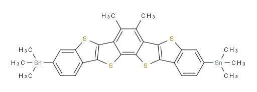 1,1′-(6,7-Dimethyl[1]benzothieno[3,2-b][1]benzothieno[2′,3′:4,5]thieno[3,2-g][1]benzothiophene-3,10-diyl)bis[1,1,1-trimethylstannane]