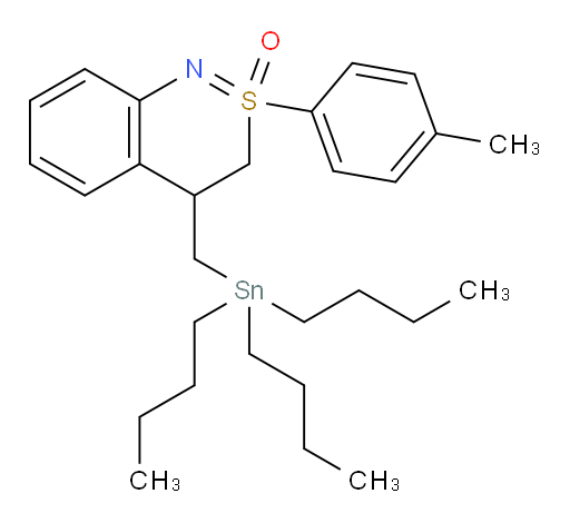 2-(对甲苯基)-4-((三丁基锡基)甲基)-3,4-二氢苯并[c][1,2]噻嗪 2-氧化物