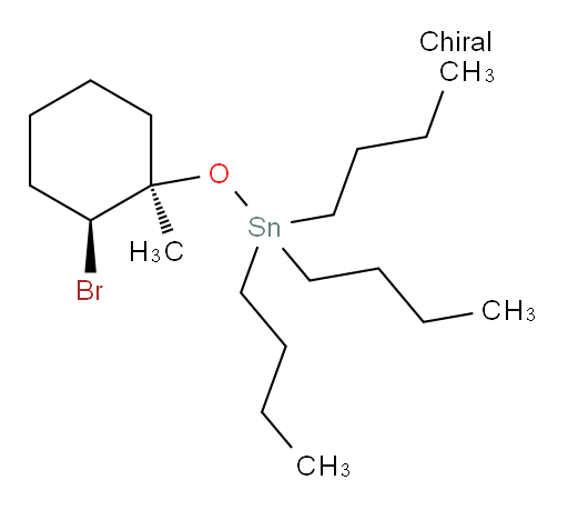 (((1R,2S)-2-bromo-1-methylcyclohexyl)oxy)tributylstannane