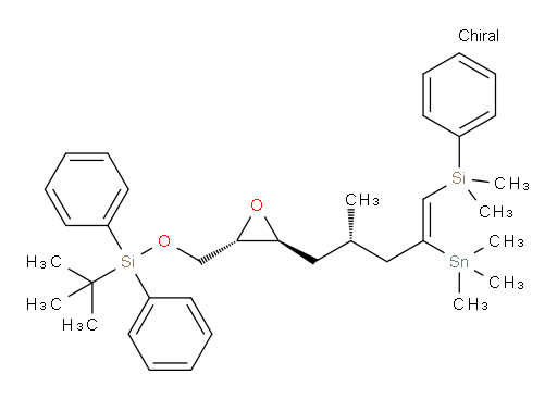 叔丁基(((2S,3S)-3-((S,Z)-5-(二甲基(苯基)硅烷基)-2-甲基-4-(三甲基锡基)戊-4-烯-1-基)环氧乙烷-2-基)甲氧基)二苯基硅烷