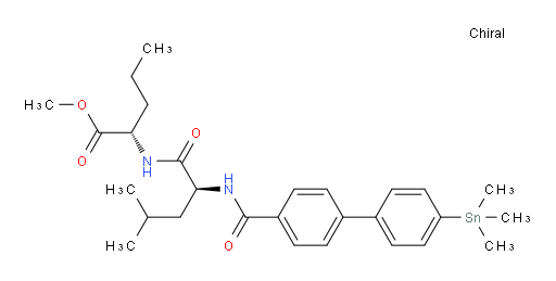 (S)-methyl 2-((S)-4-methyl-2-(4'-(trimethylstannyl)-[1,1'-biphenyl]-4-ylcarboxamido)pentanamido)pentanoate