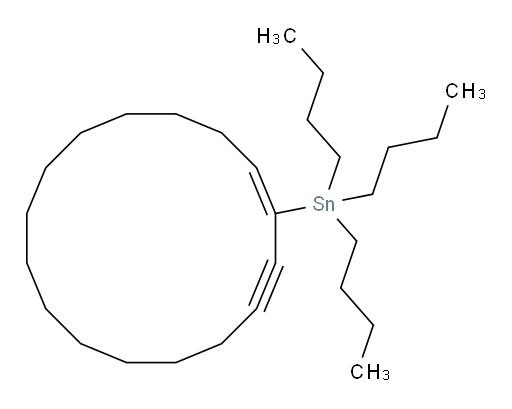 (E)-三丁基(环十六烷-1-烯-15-炔-1-基)锡烷