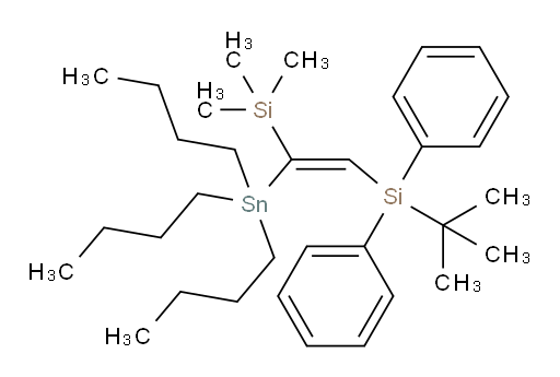 (Z)-叔丁基二苯基(2-(三丁基锡基)-2-(三甲基硅基)乙烯基)硅烷