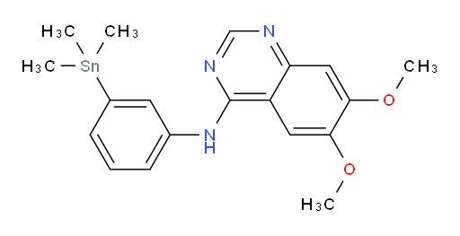 6,7-二甲氧基-N-(3-(三甲基锡基)苯基)喹唑啉-4-胺