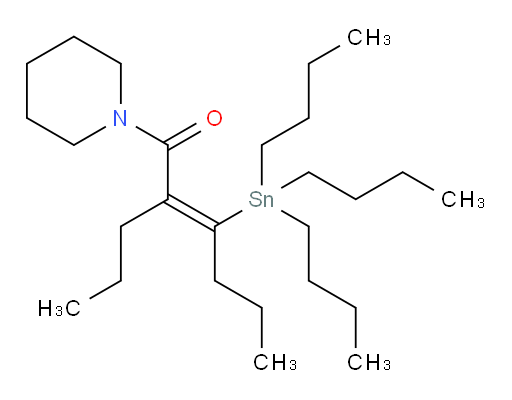 (Z)-1-(哌啶-1-基)-2-丙基-3-(三丁基锡基)己-2-烯-1-酮