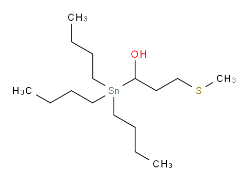3-(methylthio)-1-(tributylstannyl)propan-1-ol
