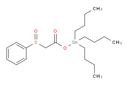 三丁基锡基 2-(苯基亚砜)乙酸酯