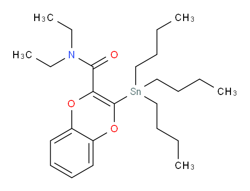 N,N-二乙基-3-(三丁基锡基)苯并[b][1,4]二噁烯-2-甲酰胺