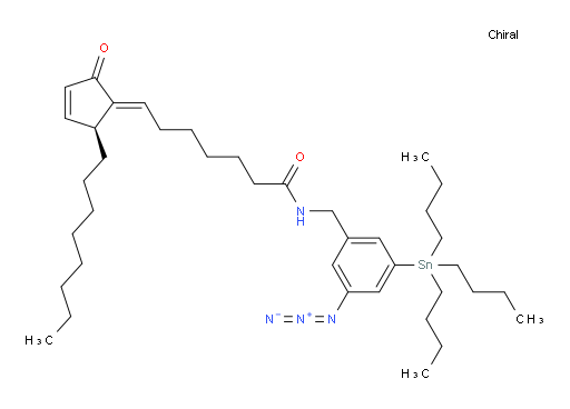 (S,E)-N-(3-叠氮基-5-(三丁基锡基)苄基)-7-(2-辛基-5-氧代环戊-3-烯-1-亚基)庚酰胺