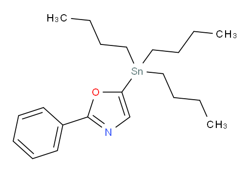 2-苯基-5-(三丁基锡基)噁唑