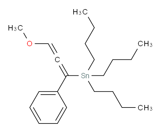 三丁基(3-甲氧基-1-苯基propa-1,2-二烯-1-基)锡烷
