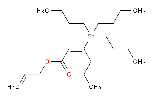 (E)-烯丙基 3-(三丁基锡基)己-2-烯酸酯