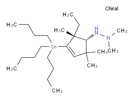 2-((1R,2R)-2-乙基-2,5,5-三甲基-3-(三丁基锡基)环戊-3-烯-1-基)-1,1-二甲基肼
