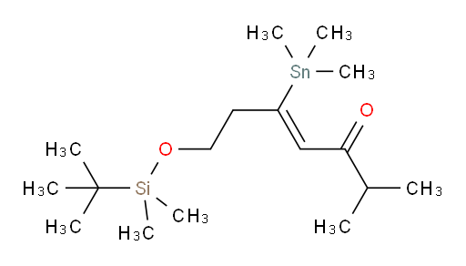 (Z)-7-((叔丁基二甲基sil氧基))-2-甲基-5-(三甲基锡基)庚-4-烯-3-酮