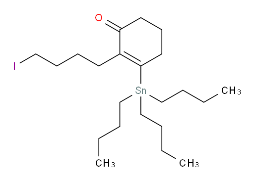 2-(4-iodobutyl)-3-(tributylstannyl)cyclohex-2-enone