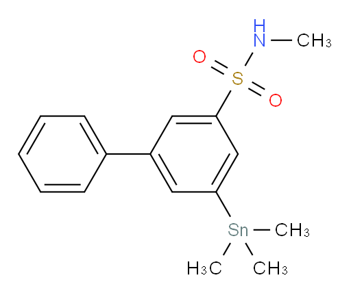 N-methyl-5-(trimethylstannyl)-[1,1'-biphenyl]-3-sulfonamide