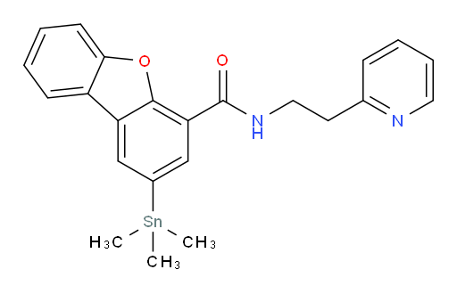 N-(2-(pyridin-2-yl)ethyl)-2-(trimethylstannyl)dibenzo[b,d]furan-4-carboxamide