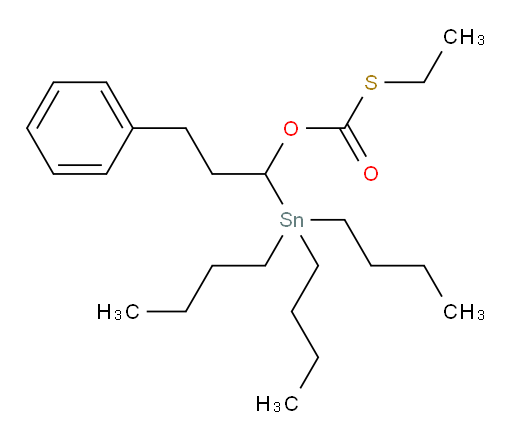 S-乙基 O-(3-苯基-1-(三丁基锡基)丙基) carbono硫基ate