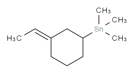 (E)-(3-ethylidenecyclohexyl)trimethylstannane