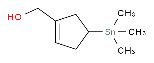 (4-(trimethylstannyl)cyclopent-1-en-1-yl)methanol