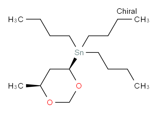 三丁基((4R,6S)-6-甲基-1,3-二噁烷-4-基)锡烷