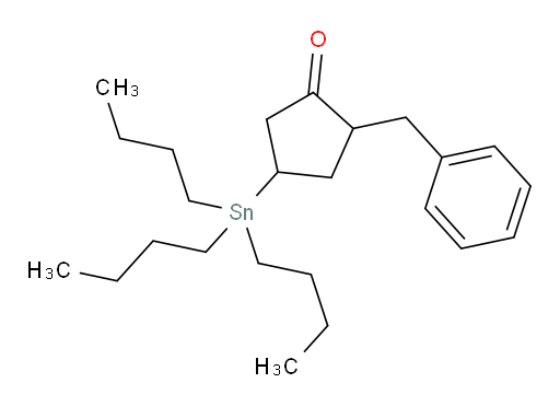 2-苄基-4-(三丁基锡基)环戊酮
