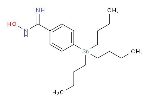 N-羟基-4-(三丁基锡基)苯甲脒