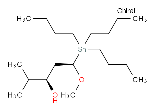 (1R,3R)-1-methoxy-4-methyl-1-(tributylstannyl)pentan-3-ol