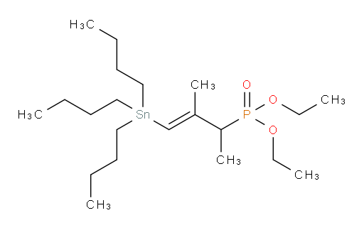 (E)-diethyl (3-methyl-4-(tributylstannyl)but-3-en-2-yl)phosphonate
