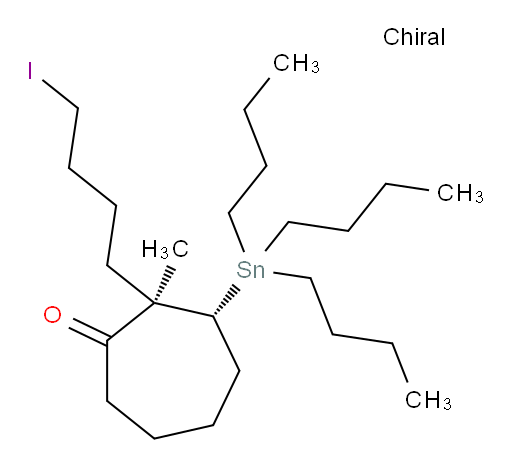 (2R,3R)-2-(4-碘丁基)-2-甲基-3-(三丁基锡基)环庚酮