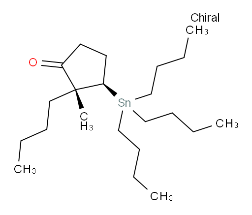 (2R,3R)-2-butyl-2-methyl-3-(tributylstannyl)cyclopentanone