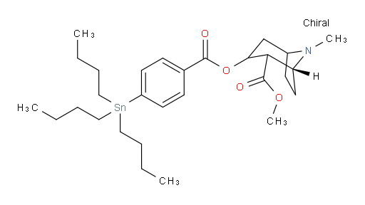 (1R)-methyl 8-methyl-3-((4-(tributylstannyl)benzoyl)oxy)-8-azabicyclo[3.2.1]octane-2-carboxylate