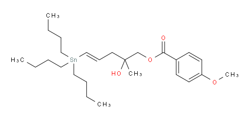 (E)-2-hydroxy-2-methyl-5-(tributylstannyl)pent-4-en-1-yl 4-methoxybenzoate