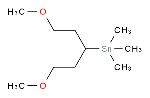 (1,5-dimethoxypentan-3-yl)trimethylstannane
