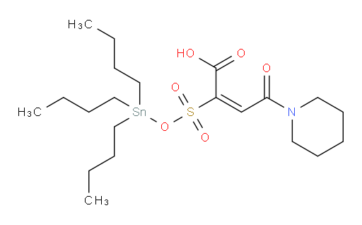 (E)-4-oxo-4-(piperidin-1-yl)-2-(((tributylstannyl)oxy)sulfonyl)but-2-enoic acid