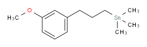 (3-(3-methoxyphenyl)propyl)trimethylstannane